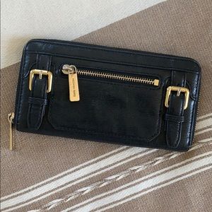 Michael Kors black & gold wallet (large)